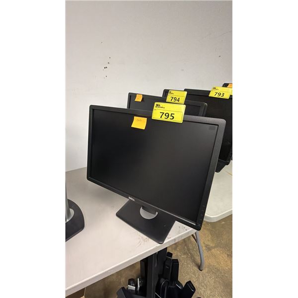 2014 DELL 22" MONITOR WITH POWER CABLE: MODEL P2213F