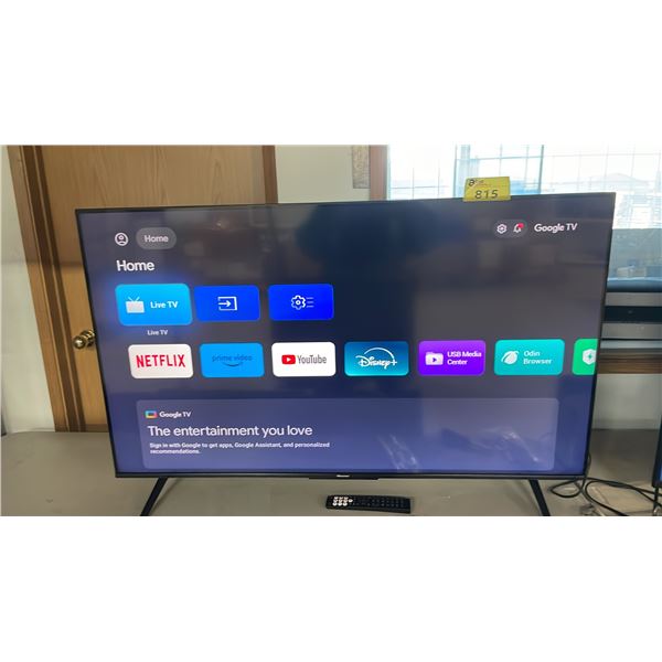 HISENSE 55" 55U78KM 4K ULED GOOGLE TV WITH STAND & REMOTE