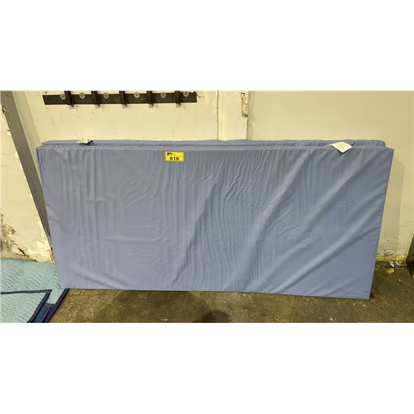 PAIR OF NYLON COVERED INSTITUTIONAL FOAM MATTRESSES - 76"L X 36"W X 3"D