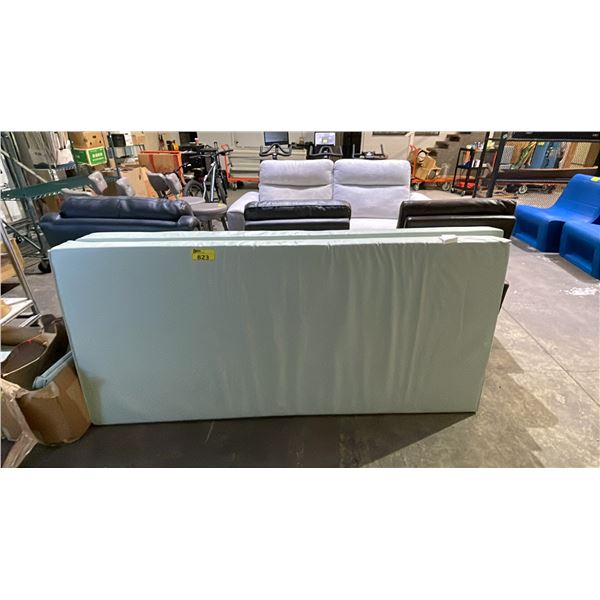 PAIR OF NYLON COVERED INSTITUTIONAL FOAM MATTRESSES - 79"L X 36"W X 5.5"D
