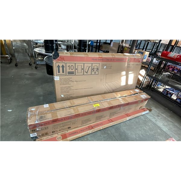CANNES KING SIZE UPHOLSTERED BED: 3 BOXES