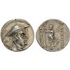 Image 1 : BACTRIA: Antimachos I Theos, ca. 185-170 BC, AR drachm (4.21g), NGC AU