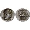 Image 1 : BACTRIA: Eukratides I Megas, ca. 170-145 BC, AR drachm (4.22g), Choice VF