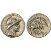 Image 1 : BACTRIA: Eukratides I Megas, ca. 170-145 BC, AR drachm (4.23g), NGC AU