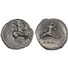 Image 1 : CALABRIA: Tarentum, AR nomos (didrachm), ca. 302-280 BC, NGC Choice VF