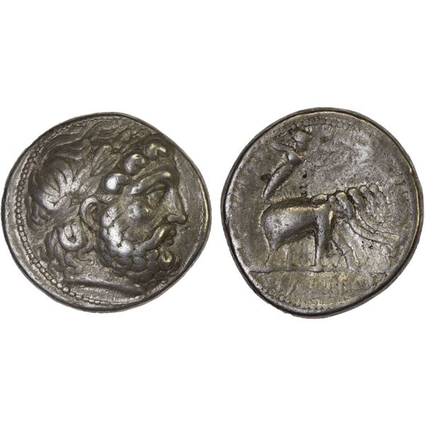 SELEUKID KINGDOM: Seleukos I Nikator, 312-281 BC, AR tetradrachm (17.05g), Seleukia on the Tigris II