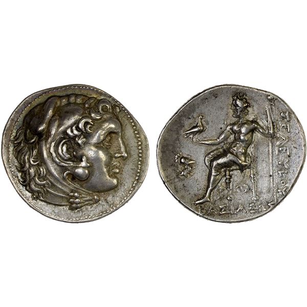 SELEUKID KINGDOM: Antiochos I Soter, 281-261 BC, AR tetradrachm (17.12g), Pergamon, until ca. 268 BC