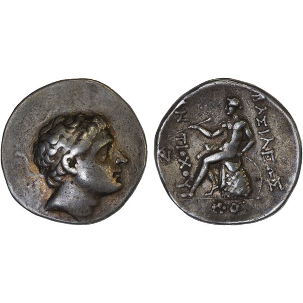 SELEUKID KINGDOM: Antiochos II Theos, 261-246 BC, AR tetradrachm (16.98g), Lysimachia, VF