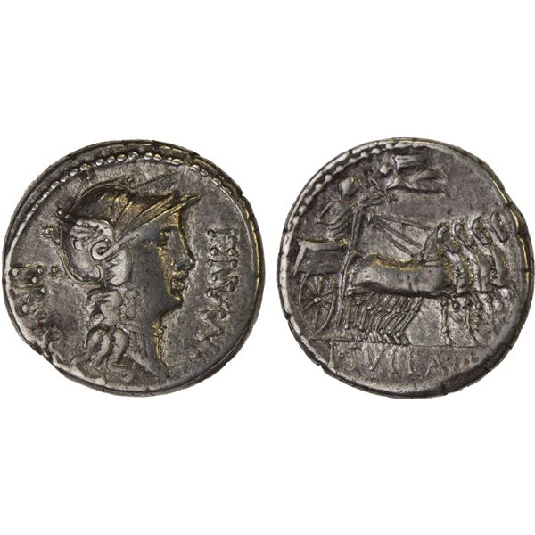 ROMAN REPUBLIC: L. Cornelius Sulla & L. Manlius Torquatus, AR denarius (3.82g), travelling military 