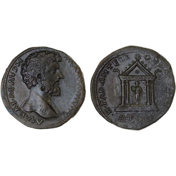 ROMAN PROVINCIAL, THRACE: Pautalia, Marcus Aurelius, 161-180, AE31 (23.05g), XF