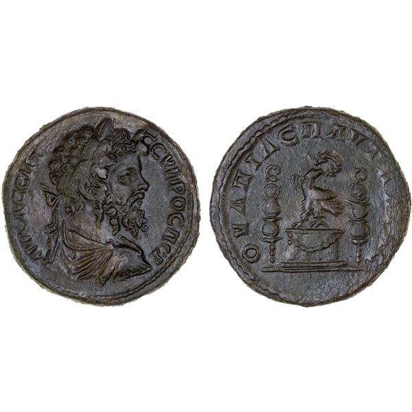 ROMAN PROVINCIAL, THRACE: Pautalia, Septimius Severus, 193-211, AE30 (16.11g), XF