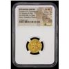 Image 2 : BYZANTINE EMPIRE: Constans II Pogonatus, 641-668, AV solidus (4.39g), Constantinople, NGC Choice XF