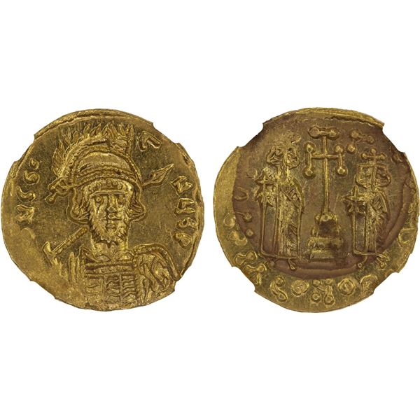 BYZANTINE EMPIRE: Constantine IV Pogonatus, 668-685, AV solidus (4.38g), Constantinople, ca. 674-681