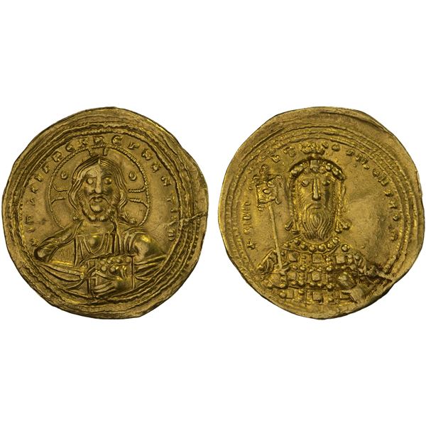 BYZANTINE EMPIRE: Constantine VIII, 1025-1028, AV histamenon nomisma (4.39g), Constantinople, VF-XF