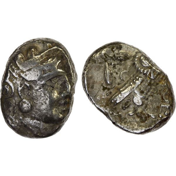 ARABIA: Anonymous, AR tetradrachm (16.35g), ca. 4th-2nd century BC, VF