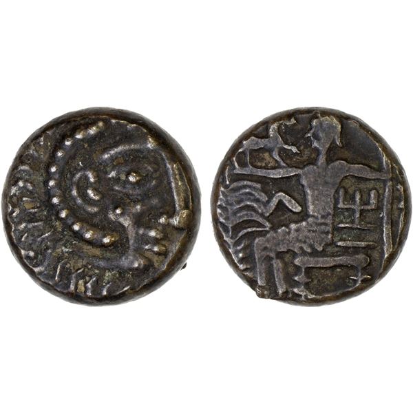 ARABIA: Mleiha Series, BI drachm (3.95g), ca. 1st-2nd century AD, Choice VF