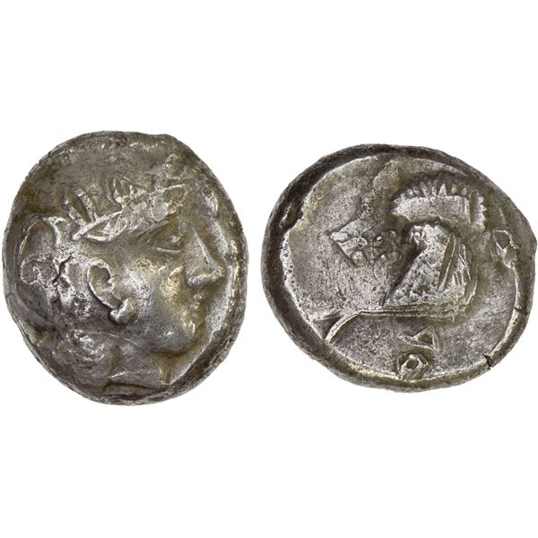 MESOPOTAMIA: Anonymous, AR tetradrachm (16.54g), ca. 4th-2nd century BC, VF
