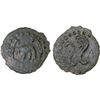 Image 1 : USTRUSHANA: Satachari II, 7th century, AE cash (1.94g), VF