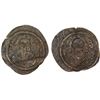Image 1 : ARAB-SASANIAN: Muhallab, ca. 694-698, AE pashiz (0.71g), ST (Istakhr), F-VF