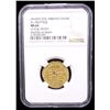 Image 2 : ABBASID: al-Muttaqi, 940-944, AV dinar (3.57g), Madinat al-Salam, AH331, NGC MS64