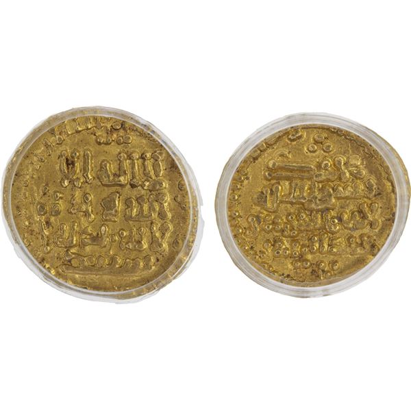 UMAYYAD OF SPAIN: 'Abd al-Rahman III, 912-961, AV 1/3 dinar, al-Andalus, DM, ANACS AU50