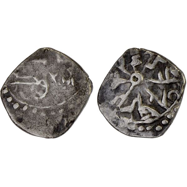 KHAZRUNID: Mas'ud b. Wanudin, ca. 1026-1053, AR qirat (0.79g), NM, ND, crude VF