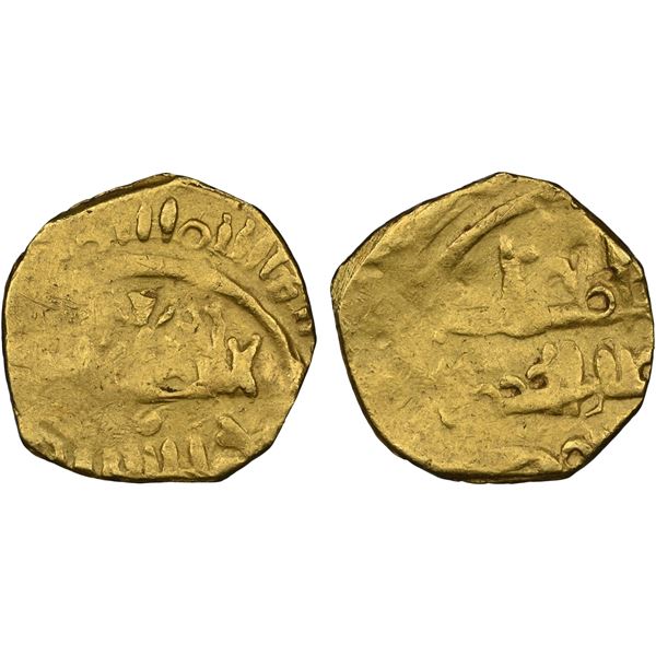 KHAZRUNID: Mas'ud b. Wanudin, ca. 1026-1053, AV dinar (2.40g), NM, ND, NGC VF35