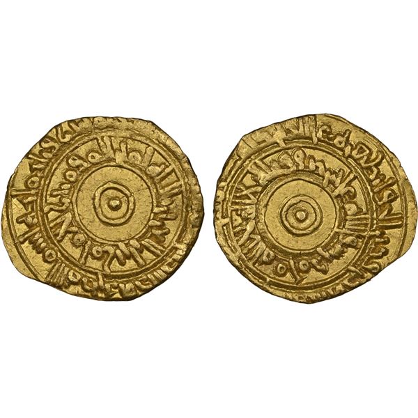 FATIMID: al-'Aziz, 975-996, AV 1/4 dinar (1.03g), al-Mansuriya, AH38x, NGC MS64