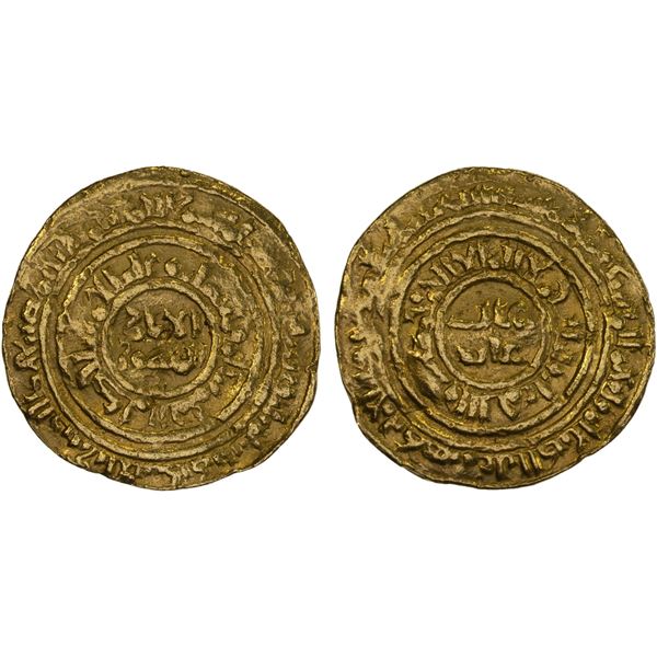 FATIMID: al-Âmir al-Mansur, 1101-1130, AV dinar (4.22g), al-Iskandariya, AH523, Fine