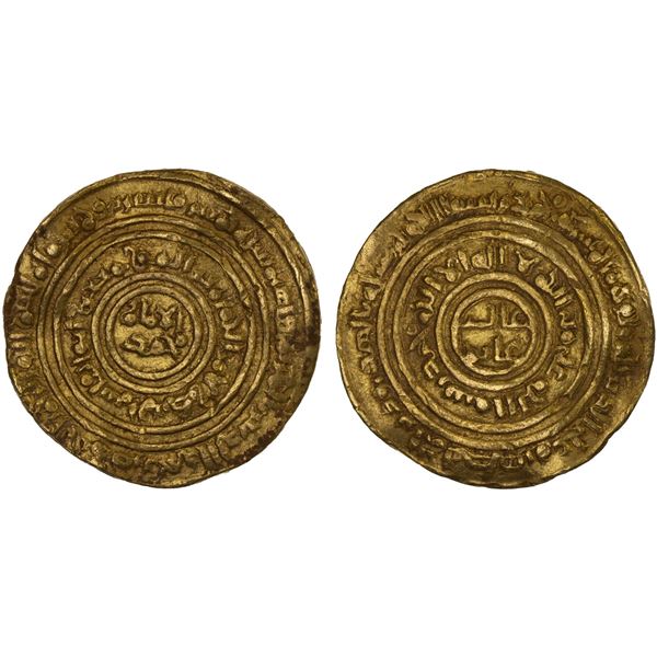 FATIMID: Interregnum, 1130-1131, AV dinar (4.39g), al-Mu'izziya al-Qahira, AH525, VF