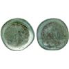 Image 1 : FATIMID: al-Hakim, 996-1021, glass weight (2.45g), VF