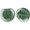 Image 1 : FATIMID: al-Hakim, 996-1021, glass weight (3.00g), VF-XF