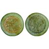 Image 1 : FATIMID: al-Mustansir, 1036-1094, glass weight (7.84g), Fine