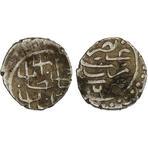 OTTOMAN EMPIRE: Jem Sultan, 1481, AR akçe (0.70g), Bursa, AH(8)86, VF