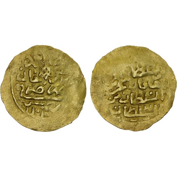 OTTOMAN: EGYPT: Ahmed II, 1691-1695, AV sherifi altin (3.45g), Misr, AH1102, VF-XF