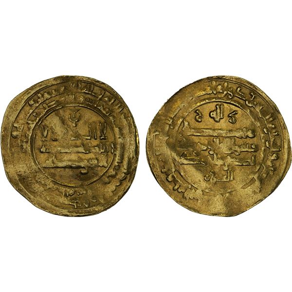 SAMANID: Nasr II, 914-943, AV dinar (5.07g), al-Muhammadiya, AH32x, VF