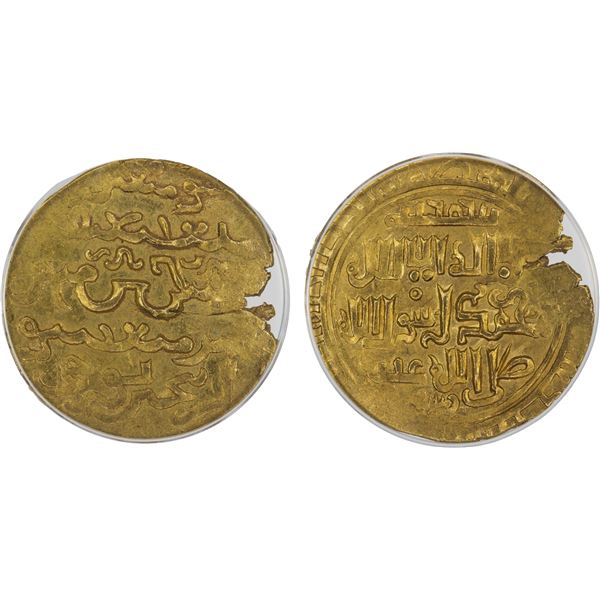 ILKHAN: Gaykhatu, 1291-1295, AV dinar, Tabriz, ANACS AU55