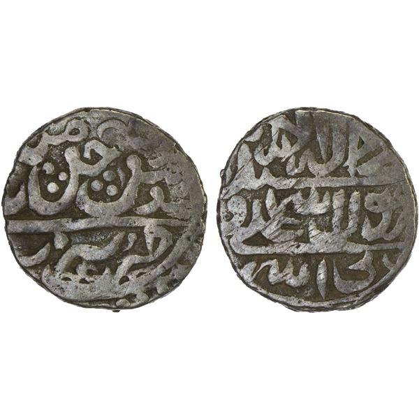 SAFAVID: temp 'Abbas II, 1642-1666, AR dirham (2.77g), "Tabriz", ND, Fine
