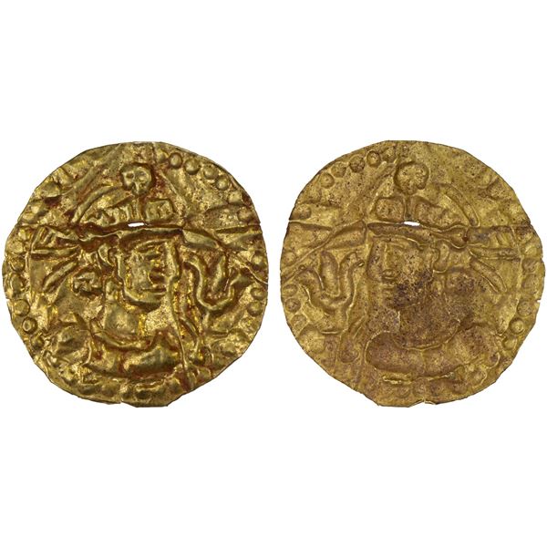 MEDIEVAL ISLAMIC: Anonymous, 8th-12th century, AV burial token (0.11g), VF