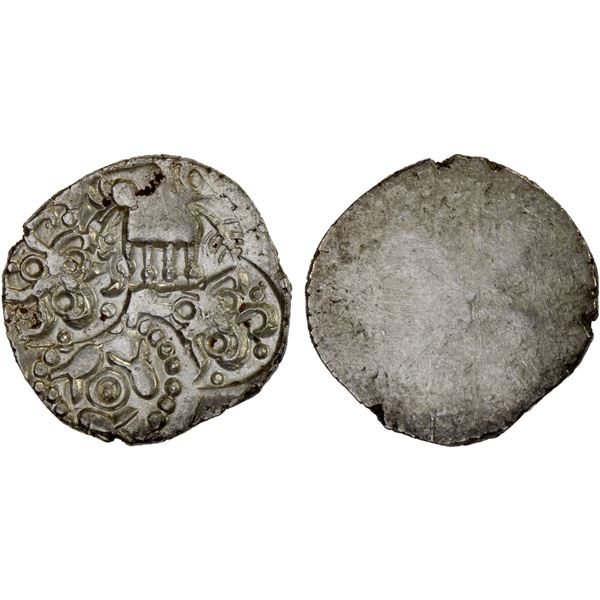 PAINGANGA: Anonymous, ca. 500-400 BC, AR 1/2 karshapana (1.64g), XF