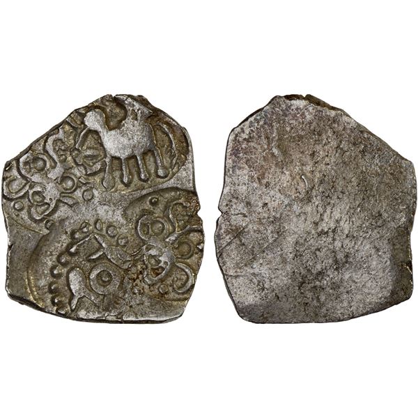 PAINGANGA: Anonymous, ca. 500-400 BC, AR 1/2 karshapana (1.68g), XF