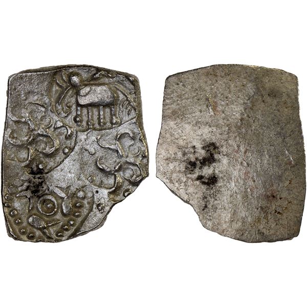 PAINGANGA: Anonymous, ca. 500-400 BC, AR 1/2 karshapana (1.74g), XF