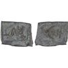 Image 1 : TAXILA: rectangular AE 1/2 karshapana (5.22g), ca. 185-168 BC, VF