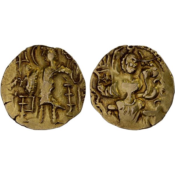 KIDARITE: Kidara, late 4th century, AV dinar (7.98g), VF-XF