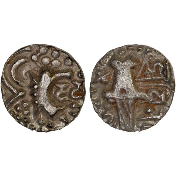KIDARITE: Vinayaditya, fl. 776-807, debased AV dinar (8.03g), choice XF