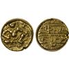 Image 1 : VIJAYANAGAR: Krishna Devaraya, 1509-1529, AV 1/2 pagoda (1.70g), Choice VF