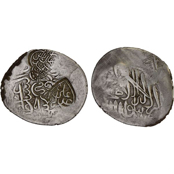 MUGHAL: Babur, 1st reign, 1497-1498, AR tanka (4.69g), NM, AH9(03), VF
