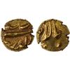 Image 1 : MUGHAL: Rafi-ud-Darjat, 1719, AV fanam (0.36g), Balapur, ND, nearly XF