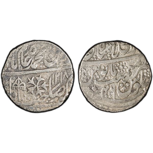 MUGHAL: Shah Alam II, 1759-1806, AR rupee (11.04g), Shahjahanabad, AH1218 year 46, PCGS VF details
