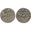 Image 1 : HYDERABAD FEUDATORY: KANKURTI: AR rupee (11.46g), Kankurti, AH(11)64 year one (ahad), bold XF-AU